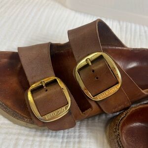 Birkenstock Women’s Arizona Big Buckle Brown Sandals